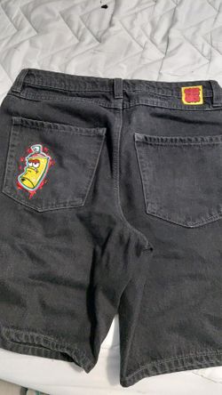Empyre loose fit black gray jorts