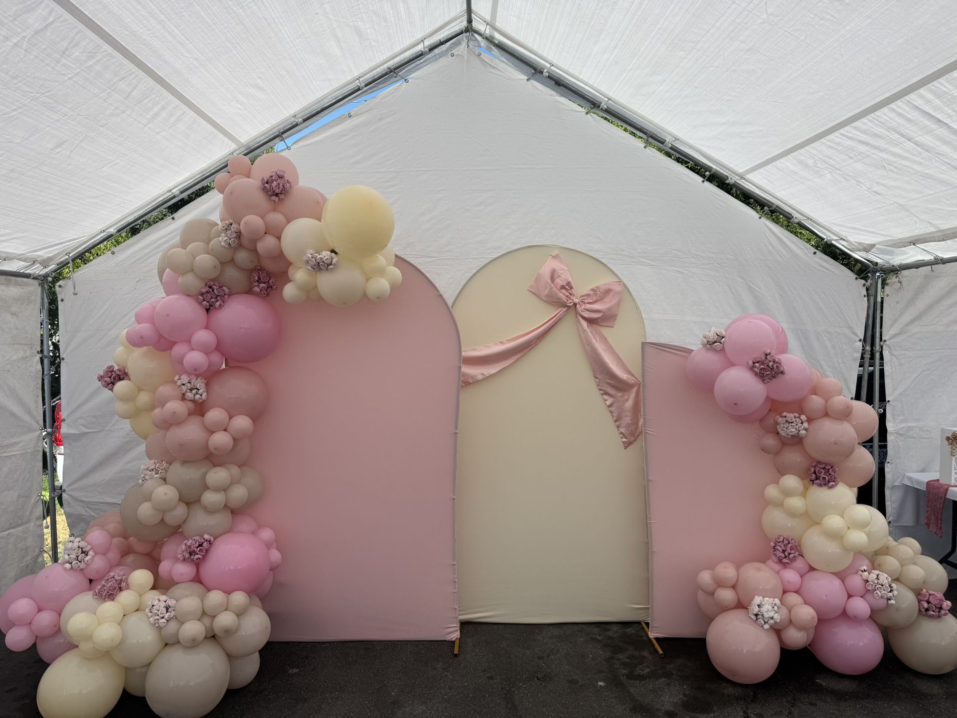 Backdrops Balloon Decor Baby In bloom