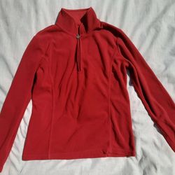 NY & C sport New York and Company  red womens sweater pull over sweatshirt long sleeve shirt top XL 