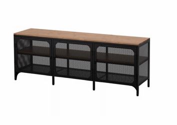 Great TV unit! TV Stand with Mesh Doors