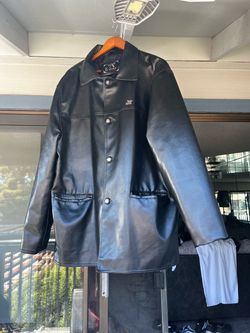 A Emporio Collenzione Black Leather Jacket