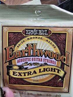 Earnie Ball Earthwwod Extra Light Strings