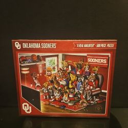 NCAA Oklahoma Sooners Purebred Fans Puzzle-A Real Nailbiter (500-Piece)
