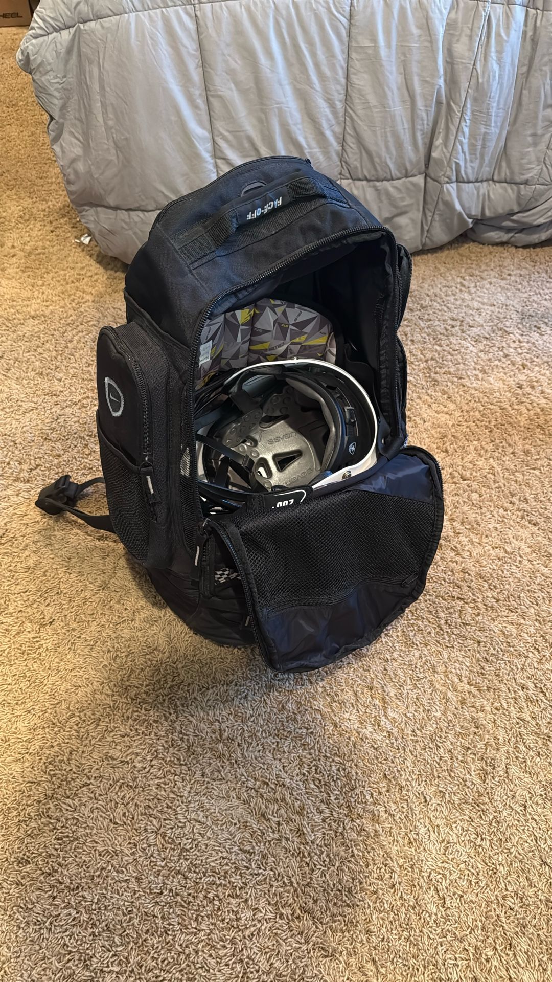 Lacrosse Nike Bag and Gear