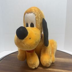 Vintage Disneyland Pluto 9 Inch Plush