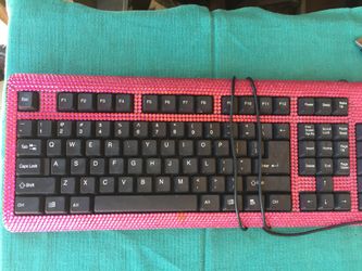 Pink Bling Keyboard