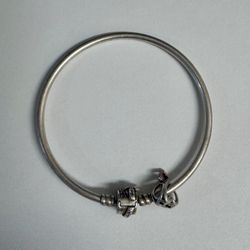 Pandora Bracelet With Friendship Heart USED