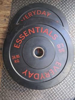 55lb bumper plates