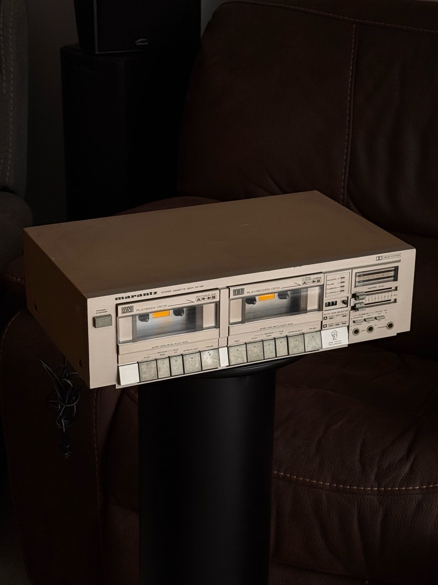Vintage Marantz SD-155 Double Cassette Tape Deck player (Japan)