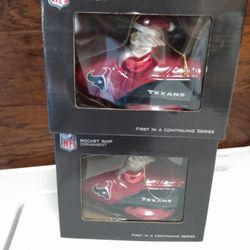 Houston Texans Christmas Ornaments New