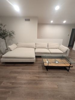 Wide West Elm Sectional Free Delivery $1,000