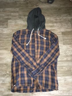 Vans flannel hoodie