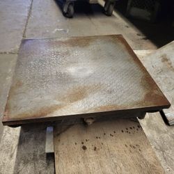 Surface Plate Cast Iron Heavy Duty 18" X 18" Tool Machinists Tools Metal Steel Shop