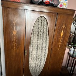 Antique Big boy Dresser,Arwalk Closet And A Desk 