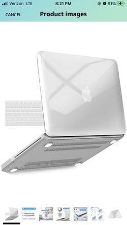 Plastic Hardshell Case WITH Keyboard Cover for Older 13” Macbook Pro
