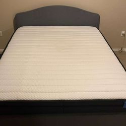 IKEA bed frame and queen mattress for sale