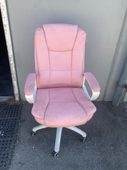 Pink Office Chair Adjustable