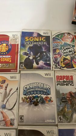 Wii game lot or individual ask for price
