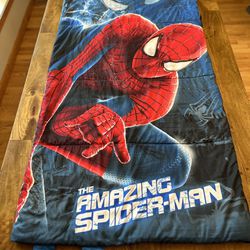 Marvel Spider-Man Kids Sleeping Bag, 51x28 