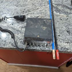 Uniden PC 78ltx CB With 2 Fire stick Antennas