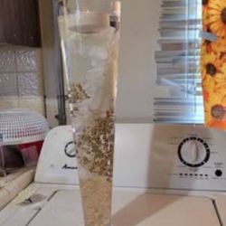 Florero Largo De Vidrio(tengo 8) 10 Cada Uno