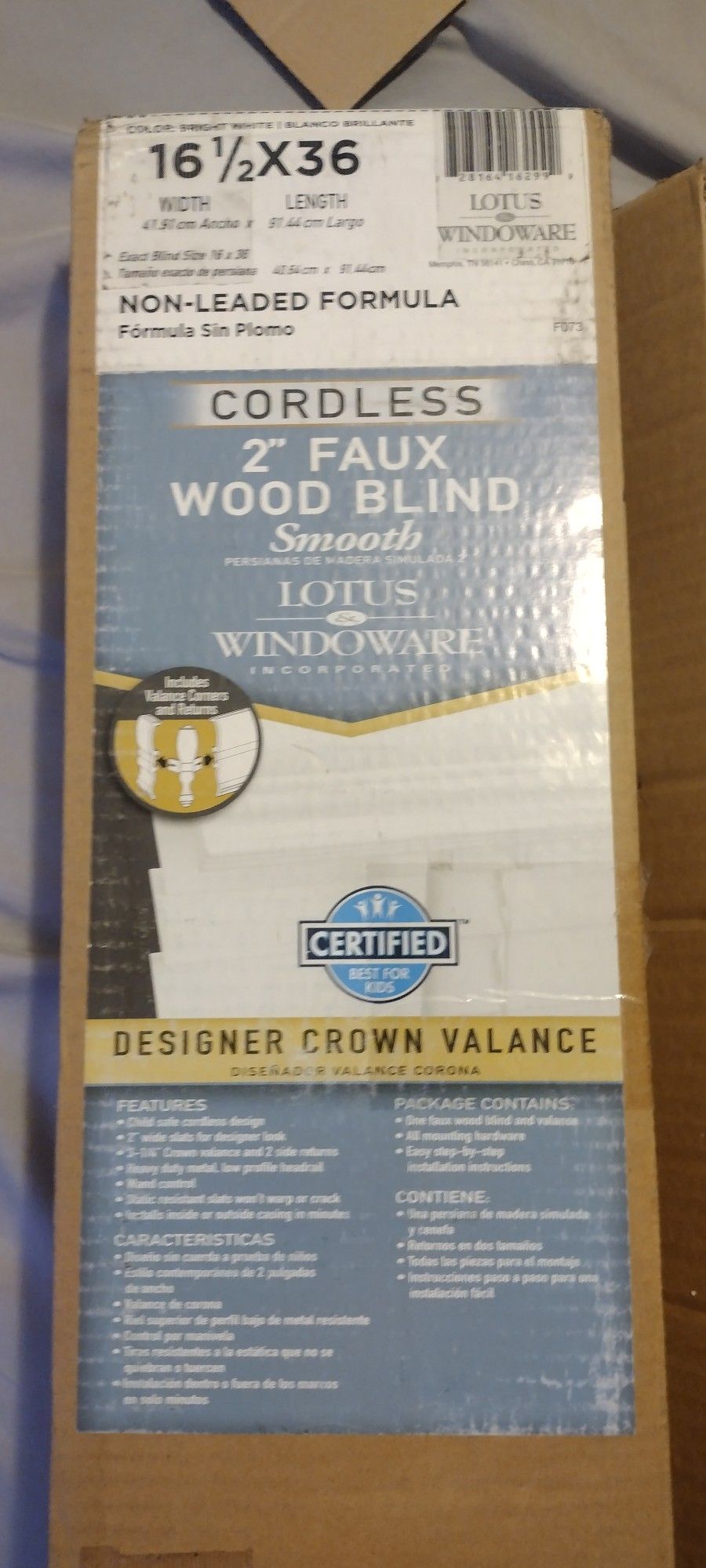 Faux Wood Blind