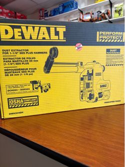 Dewalt new dust extractor for 1 1/8” rotary hammer 20v