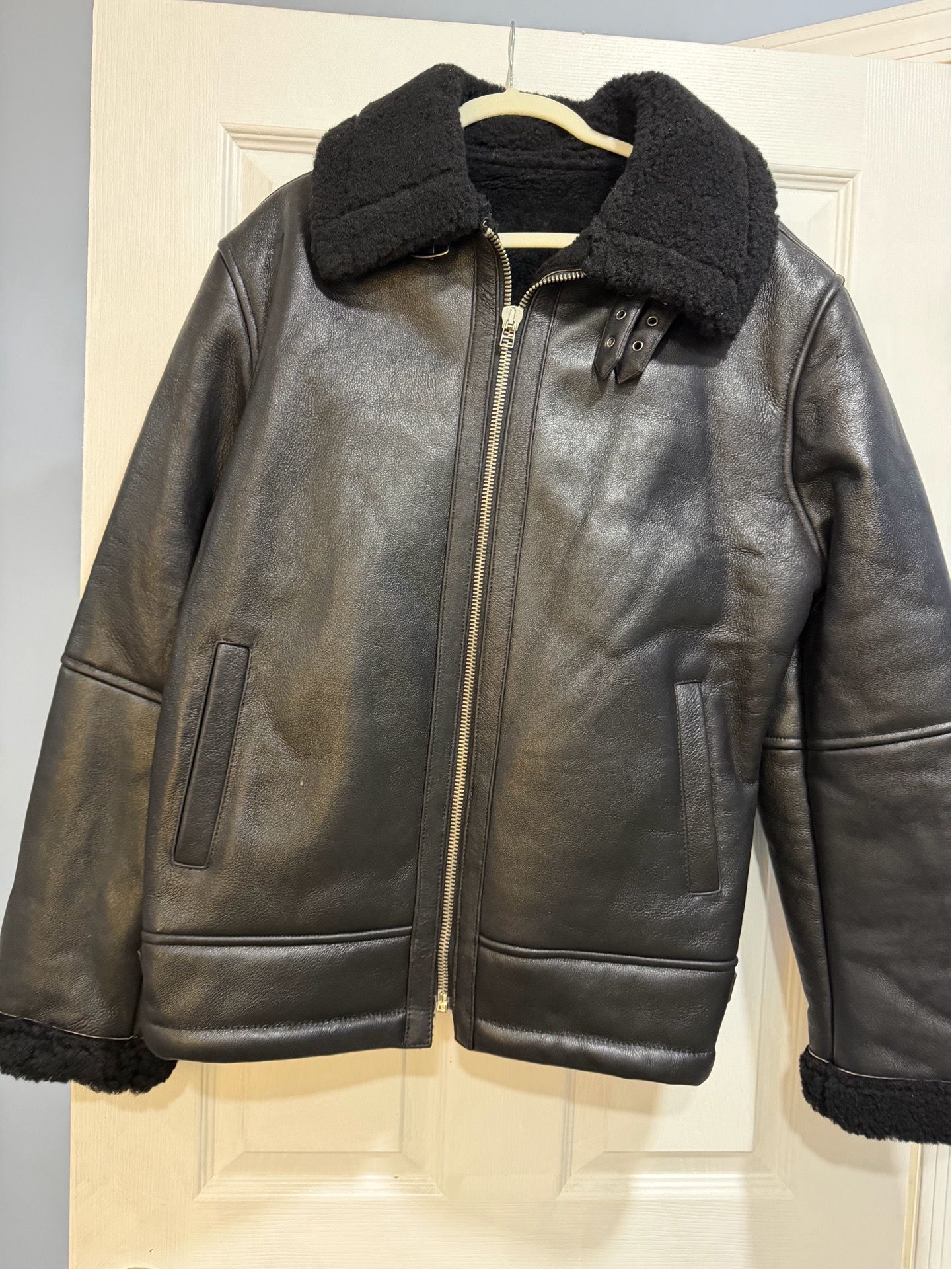 Men leather jacket