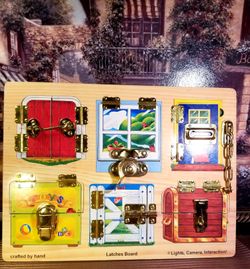 Latches Board By Melissa and Doug
