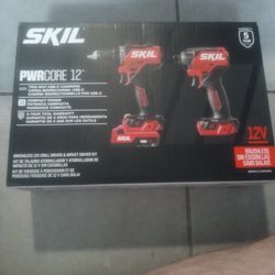 Skil 12 Volt Drill And Impact Kit