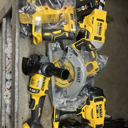 Assorted DeWalt tools