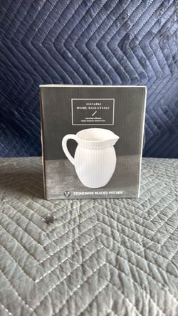 White pitcher