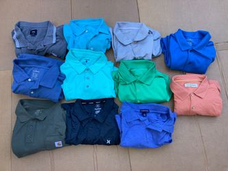 Mixture Of Long & Short Sleeve Extra Large Polo Shirts