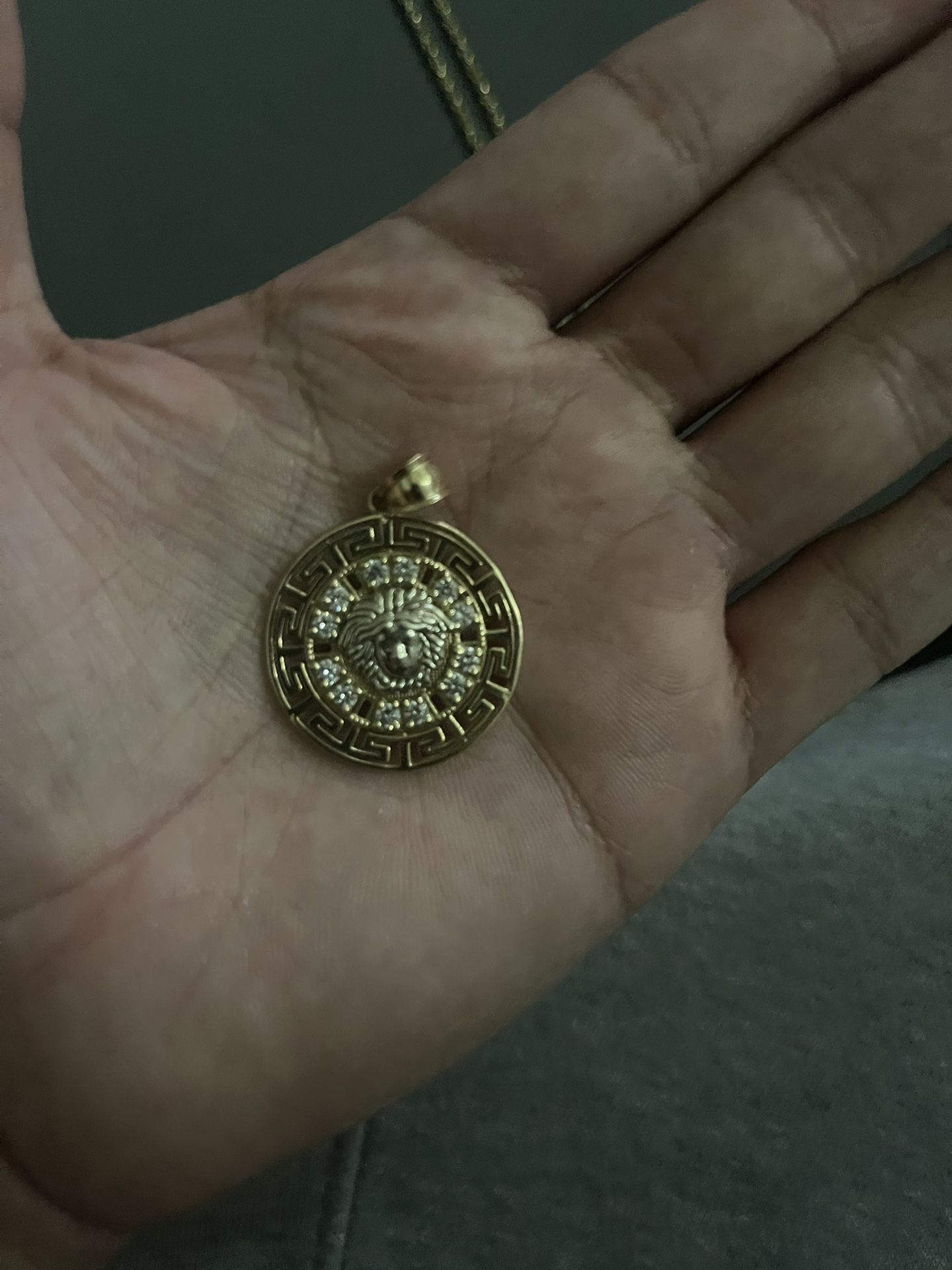Golden Hollow Pendant