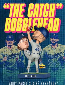 LA Dodgers Andy Pages & Kiké Hernández Bobblehead