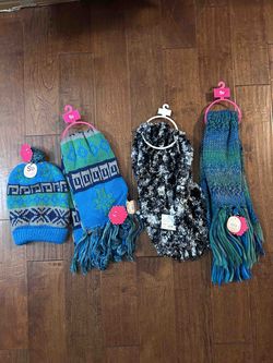 New Winter Knit Scarves And Cap Collection