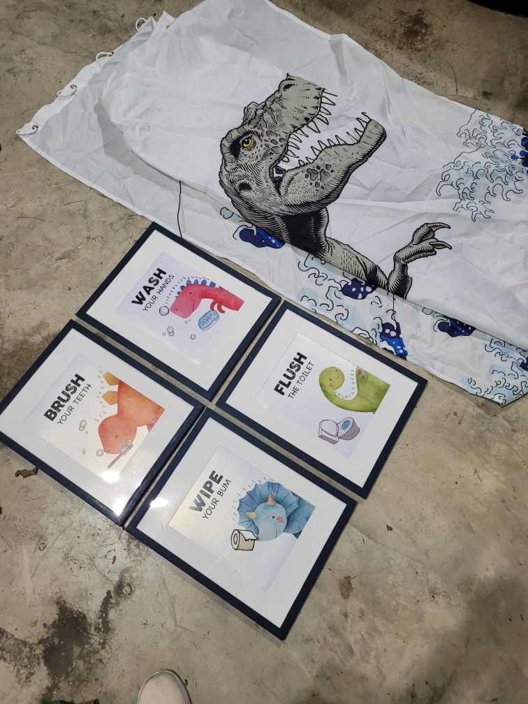 Dinosaur Bathroom Decor