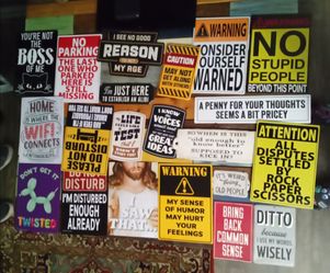 Clever metal signs MAN CAVE garage Wall Decor