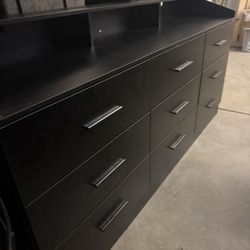 9 Drawer Dresser With Led Lighting 