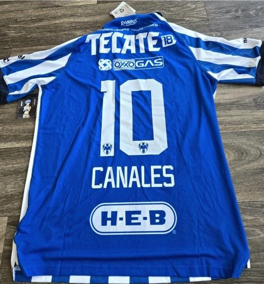 Puma Rayados De Monterrey 23/24 Home Canales Player Version Jersey Large