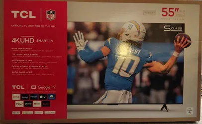 Brand new, still in box TCL 55" inch 4K Google Smart TV LED 55S551G