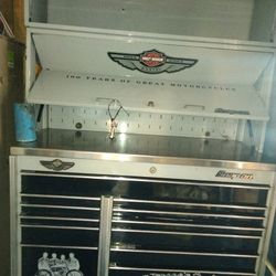 Vintage Harley Davidson Tool Box