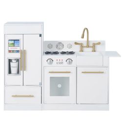 Kid’s Kitchen 2 Piece Stove And Refrigerator 