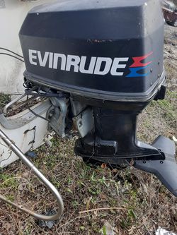 110cc evinrude full moter with all controls