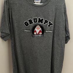 Large Embroidered Grumpy T-shirt- $20