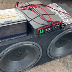 subwofer and stereo dvd pioneer kit