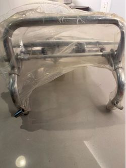 vintage Vespa chrome luggage rack