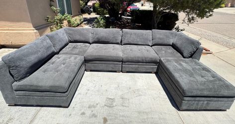 Thomasville Modular Sectional w/ Storage Ottoman
