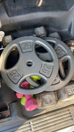 (2) 25lbs plates