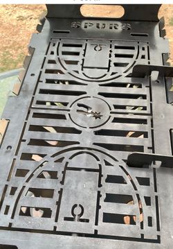 Custom Spurs fire pit